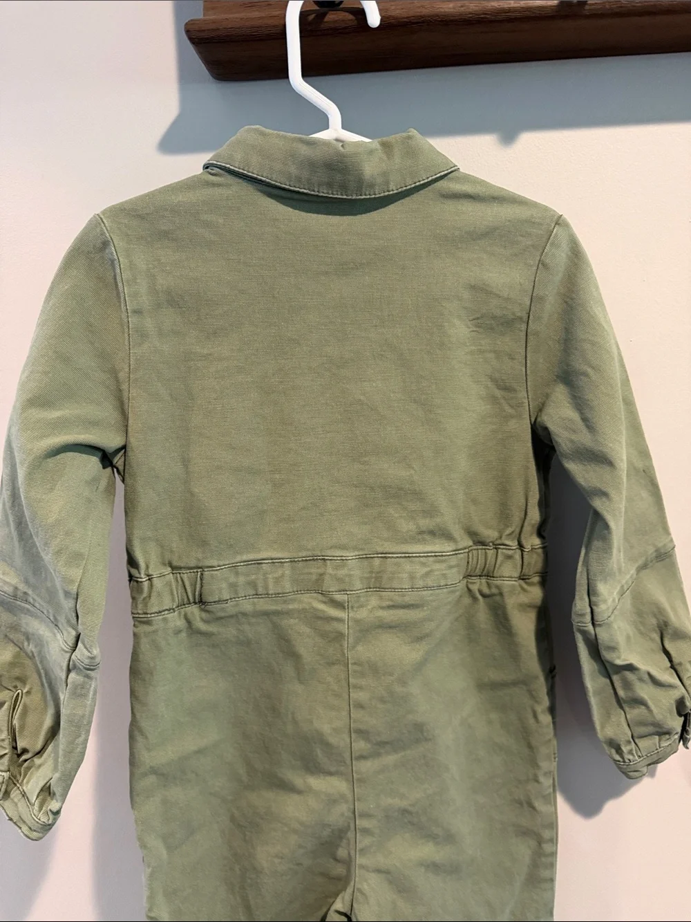 Old Navy 5T Army/Olive Green Long Sleeve Romper